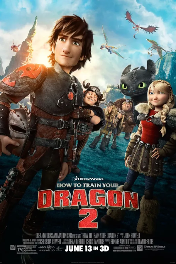 كيف تدرب تنينك الجزء الثاني - How to Train Your Dragon 2 2014